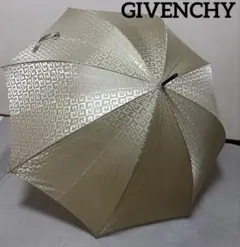 ✨美品】GIVENCHY ジバンシィ 晴雨兼用UV折りたたみ傘 水色 ライン