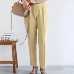 まー様専用 ストレッチ美脚タックテーパードパンツ
