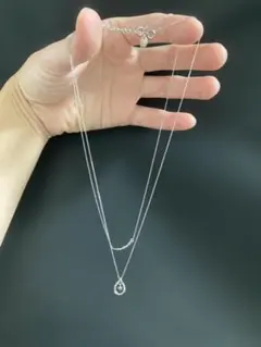 J・ESTINA ドロップモチーフ ネックレス ピアス セット シルバー925 
