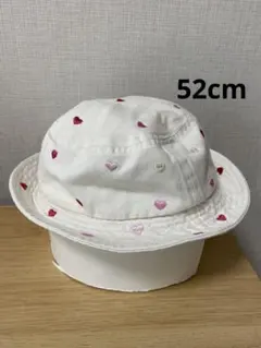 キッズ　ベビー 帽子　ハート　バケットハット 52cmのサムネイル