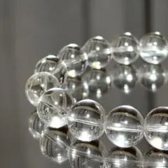 水晶 ✧ 浄化・調和・心を整える　粒12mm 内径17cm 重量37g