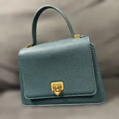 CHARLES & KEITH グリーン ハンドバッグ
