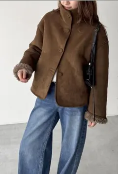 El mar リバーシブルムートンジャケット