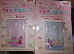キリン　KIRINオリジナル　マルチ小物ケース　ミッキー・ミニーのサムネイル