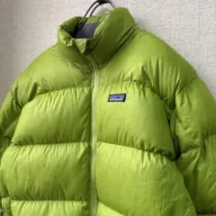 00年 パタゴニア フィッツロイダウンジャケット パッカブル ゲッコーグリーン