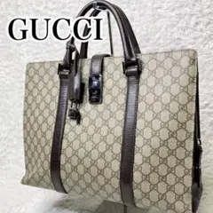 希少 GUCCI オールドグッチ GGスプリーム ブリーフケース ビジネスバッグ