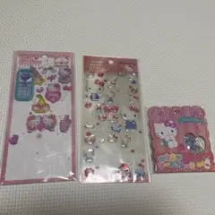 シール使いかけ　サンリオ　キティ
