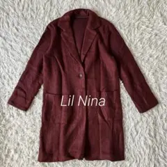 Lil nina リルニーナ レディース ロング チェスター コート