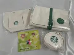 スターバックス福袋 2025 バッグインバッグ　トラベルポーチ　クリアポーチ