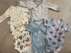 UNIQLO 肌着 ボディスーツ 5点セット 60