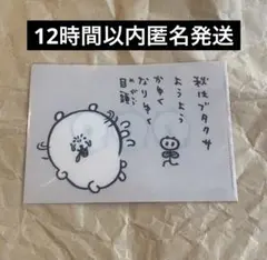 ナガノマーケット　ノベルティ　ブタクサ　クリアファイル