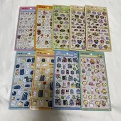 ボンボンドロップシール　お茶犬　ノンタン　お文具さん　トーマス　コジコジ