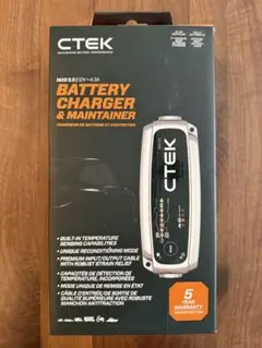 新品CTEK MUS 7002 バッテリーチャージャー&純正延長ケーブル2.5m