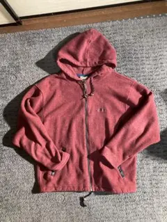LL bean フーディ　80s フルジップ　フリースジャケット