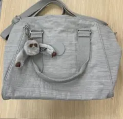 【美品】Kipling 2way ショルダーバッグ グレーのサムネイル