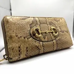 GUCCI パイソン バンブー ラウンドジップ 小銭入 カードケース - メルカリ