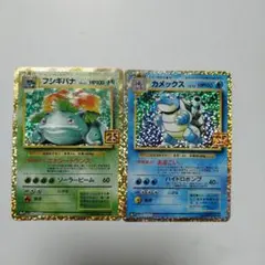 ポケモンカード 旧裏 フシギバナ カメックス 2枚セット ポケモンカード フシギバナ カメックス 旧裏面 2枚セット - メルカリ