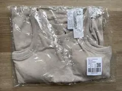 【新品未使用】カップ付きタンクトップ ベージュ