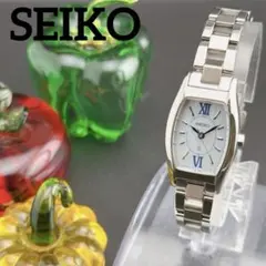 【希少・美品】セイコー ルキア ブルーシェル ソーラー レディース腕時計 レトロのサムネイル