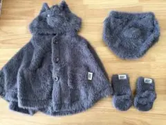 gelato piqué ジェラピケ　ポンチョ　ハロウィン　猫