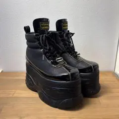 【23.5cm】yosuke/ヨースケ 超厚底レースアップハイカット