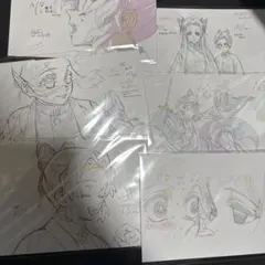 鬼滅の刀 鍛冶の里編 絵巻カフェ原画ポストカード 憎珀天 - メルカリ