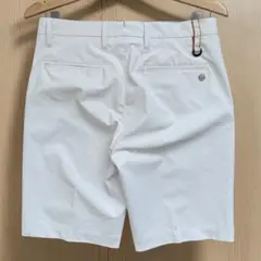 美品 ブリーフィング ゴルフ ハーフパンツ 短パン 白 M〜L相当 ドライ