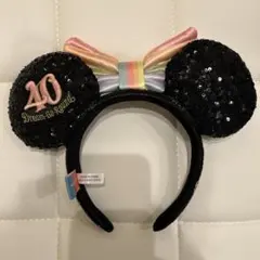 ディズニー　カチューシャ　40周年記念 スパンコールカチューシャ