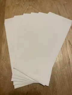 白長形3号封筒 6枚セット