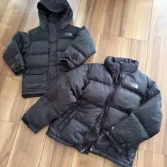 THE NORTH FACE キッズ ダウンジャケット 2着セット　ヌプシ