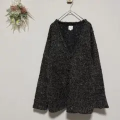 Revo 【1】 ニットカーディガン ブラウン系 Vネック ユニセックス