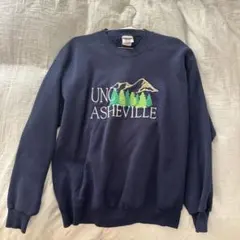 古着刺繍デザインスウェットトレーナー