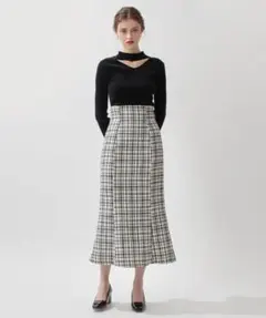 deicy ラメツイードマーメイドスカート