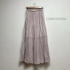LOWRYSFARM ローリーズファーム ロングスカート チュール ピンク