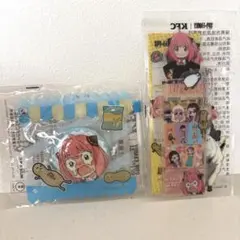 スパイファミリー アーニャ KFC 中国　しおり　缶バッジ　2点セット②