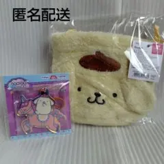 サンリオ　ポムポムプリン　巾着　オーロラアクリルチャーム
