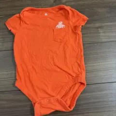 baby gap オレンジロンパース 12-18ヶ月　くま