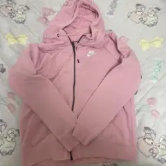 NIKE フード付きパーカー ピンク レディース