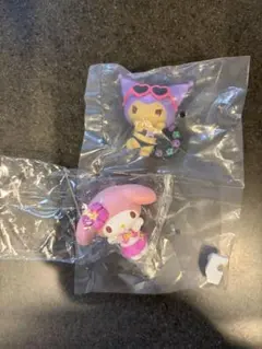 サンリオ　みんなでバカンスフィギュア　マイメロ　クロミ