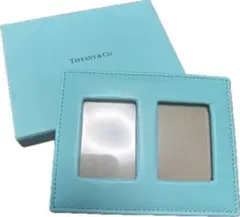 新品 TIFFANY&Co. ティファニー 写真たて フォトフレーム レザー調