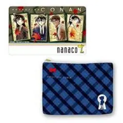 名探偵コナン『限定デザインnanacoカード付きオリジナルポーチ』【Aタイプ】