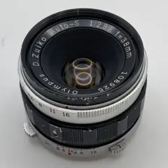 【ジャンク】OLYMPUS PEN-F＋D.Zuiko 38mm F2.8 D.Zuiko Auto-S 38mm f/2.8 - Olympus Pen F lenses on full