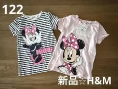 【お値下げ】新品⭐︎H&M ディズニートップス2点　122cmのサムネイル