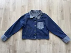 ダークブルーデニムジャケット S
