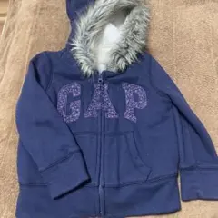 GAP フード付きパーカー ネイビー　XSサイズ