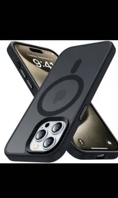 送料込み/iPhone15/MagSafe対応/スマートフォンケース/ブラック