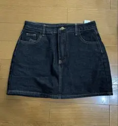 【新品】SHEIN DAZY デニムスカート風ショートパンツ ブラック Lサイズのサムネイル