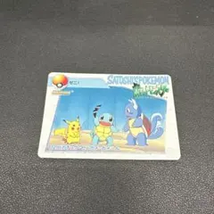 1195.ポケモンカードダス 112.ピカチュウ ゼニガメ カメール 1998年