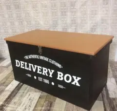 11《宅配BOX》りんごBOX 収納 置き配 本棚 木箱 インテリア おしゃれ