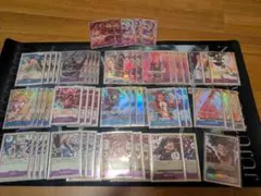 青紫ルフィデッキ ほぼフルパラ構築済み。 おまけパラレル付き